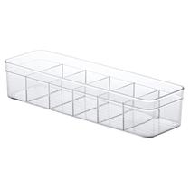 Organizador Divisória Diamond 35x10x7cm Cristal REF 1127 Organizador Divisória Diamond 35x10x7cm Cristal REF 1127