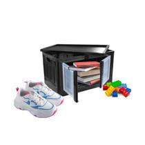 Organizador Dobrável Porta Dupla Multiuso 75l Desmontável Armário Modulável - arqplast