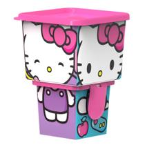 Organizador duplo quadrado Hello Kitty
