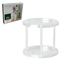 Organizador Duplo Redondo Giratório em Acrílico 23 cm - Paramount