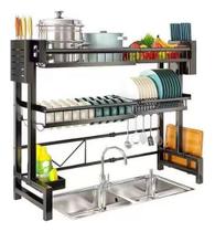 Organizador E Escorredor De Louça Rack De Aço Inoxidável