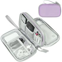 Organizador eletrônico FYY Travel Cable Bag impermeável roxo Organizador eletrônico FYY Travel Cable Bag impermeável roxo