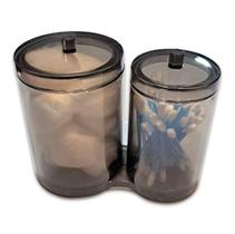 Organizador Em Acrílico PS Multiuso Cristal Porta Algodão, Cotonete, Maquiagem Organizador Em Acrílico PS Multiuso Cristal Porta Algodão, Cotonete, Maquiagem