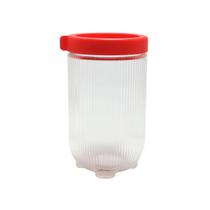 Organizador em vidro multiuso 940ml gire e trava Organizador em vidro multiuso 940ml gire e trava
