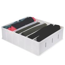 Organizador empilhável com 5 divisórias 36,5 x 29,1 x 10,7 Plasutil ref. 17348
