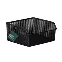 Organizador Empilhavel Preto 32x29x15cm Linea