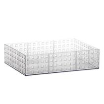 Organizador Empilhavel Quadratta Cristal 32 X 23 X 8Cm