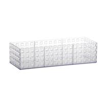 Organizador Empilhável Transparente Quadratta - Paramount - Paramount plasticos Organizador Empilhável Transparente Quadratta - Paramount - Paramount plasticos