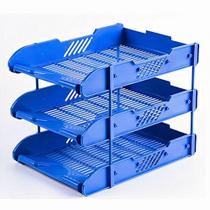 Organizador Escritorio Triplo Mesa Porta Documentos 3