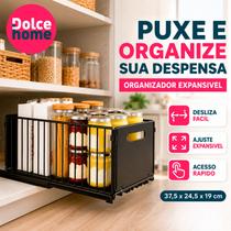 Organizador Expansível Multiuso Para Armário e Cozinha Grande