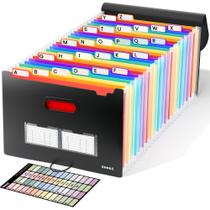 Organizador Expansível Sooez com 26 Divisórias Preto Organizador Expansível Sooez com 26 Divisórias Preto