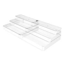 Organizador Extensível 3 Níveis Clear Armários Dispensa