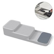 Organizador Faca Gaveta Sebo Faqueiro Separação porta Talheres Caixa Cozinha