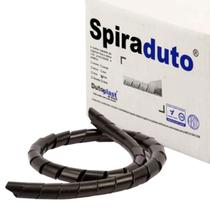 Organizador Fios E Cabos Espiral Spiraduto 1/2 Preto 50mts