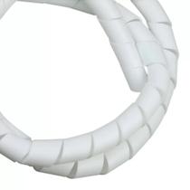 Organizador Fios E Cabos Espiral Spiraduto 1/4" Branco 5mts Organizador Fios E Cabos Espiral Spiraduto 1/4" Branco 5mts