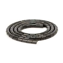 Organizador Fios e Cabos Spiraduto 1/4 Preto - 40 Metros