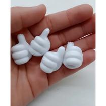 Organizador Fixador Adesivo Cabo Fio Mãozinhas C/4un Branco Organizador Fixador Adesivo Cabo Fio Mãozinhas C/4un Branco