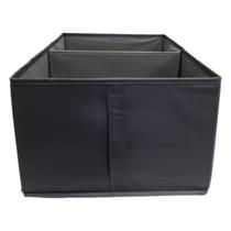 Organizador Flexível Para Closet e Guarda-Roupas 40x30x20cm Cor Cinza - Caixa Organizadora Multiuso