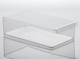 Organizador gaveta diamond 37,5x 21x 10,5cm cristal