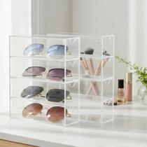 Organizador Gaveta Multiuso Vertical Porta Maquiagem Óculos Cápsulas