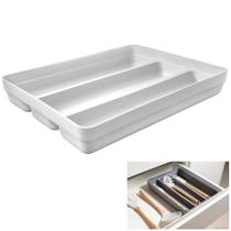 Organizador Gavetas Divisor Talheres Multiuso Cozinha Logic - OL 700 Ou
