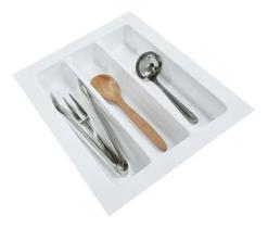 Organizador gavetas og-47 branco porta facas talher grande