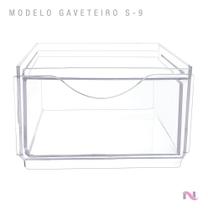 Organizador Gaveteiro Acrílico Transparente Premium