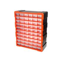Organizador gaveteiro com 60 gavetas e 120 divisorias modular caixa multiuso kangur