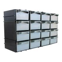 Organizador Gaveteiro Modulável 16 Mini Gavetas
