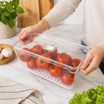 Organizador Geladeira Grande Tela Removivel 6,8L Legumes Verduras Frutas Hermetico Plastutti Organizador Geladeira Grande Tela Removivel 6,8L Legumes Verduras Frutas Hermetico Plastutti