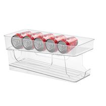 Organizador Geladeira Porta 12 Latas Dispenser Suporte Organizador Geladeira Porta 12 Latas Dispenser Suporte