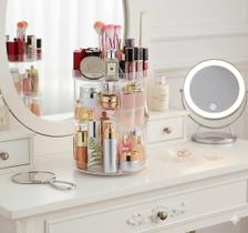 Organizador Giratório 360 Acrílico Maquiagem E Perfumes Organizador Giratório 360 Acrílico Maquiagem E Perfumes