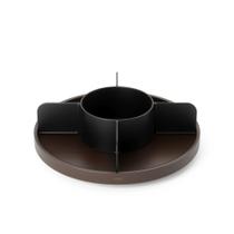 Organizador giratório bellwood lazy susan preto umbra