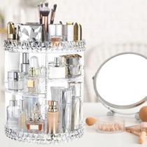 Organizador Giratório de Cosméticos Ideal Para Presente de Natal Design Moderno