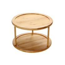 Organizador Giratório de Temperos Bambu 2 Andares - Yoi Organizador Giratório de Temperos Bambu 2 Andares - Yoi