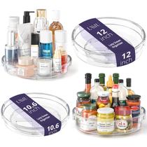 Organizador Giratório LAMU Lazy Susan 4 Peças 30cm e 27cm Organizador Giratório LAMU Lazy Susan 4 Peças 30cm e 27cm