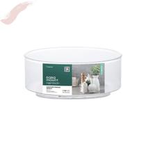 Organizador Giratório Multiuso Paramount Elegance Acrílico Cristal 18 cm e 23 cm