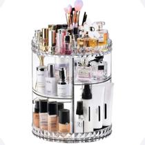 Organizador Grande Elegante Maquiagem 360º - Display Giratorio Cosmeticos