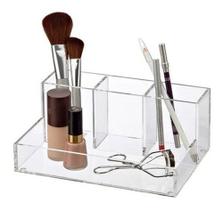 Organizador Grande Porta Maquiagem Cosmético Acrílico Transparente