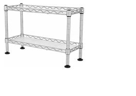 Organizador Grande Rack Aramado De Armário De Cozinha Cromad - 2P401526 Organizador Grande Rack Aramado De Armário De Cozinha Cromad - 2P401526