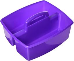 Organizador Grande Storex Caddy Roxo 32x15x28 cm de Plástico