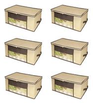 Organizador Guarda Roupa Multiuso Kit 6x Unidades 45x45x20cm