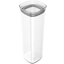 Organizador Hermético Pote 2 Litros Incolor Com Tampa Alta Vedação Porta Mantimentos Temperos Farinha Grãos Multiuso Para Cozinha Armário Organizador Hermético Pote 2 Litros Incolor Com Tampa Alta Vedação Porta Mantimentos Temperos Farinha Grãos Multiuso Para Cozinha Armário