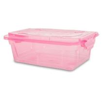 Organizador Infantil 5,6L Rosa com Trava Cajovil