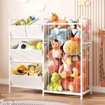 Organizador infantil BBLIKE para armazenamento de animais de pelúcia com 4 caixas brancas Organizador infantil BBLIKE para armazenamento de animais de pelúcia com 4 caixas brancas