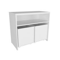 Organizador Infantil Com Baús E Prateleira Richard 100% Mdf Organizador Infantil Com Baús E Prateleira Richard 100% Mdf