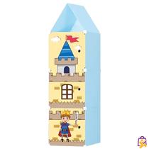Organizador Infantil Modular Estilo Castelo com Cavaleiro 3 Portas Colorido e Divertido DIY Organizador Infantil Modular Estilo Castelo com Cavaleiro 3 Portas Colorido e Divertido DIY