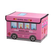 organizador infantil onibus dobravel para menino e menina multiuso para brinquedos roupas