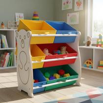 Organizador infantil Ursinho colorido