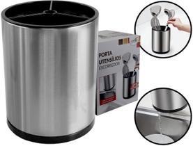 Organizador Inox 3 Divisórias Porta Talheres Facas Utensílios Cozinha Bancada Escorredor Giratório Organizador Inox 3 Divisórias Porta Talheres Facas Utensílios Cozinha Bancada Escorredor Giratório